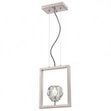 Westinghouse 6367600 - LED Pendant Brushed Nickel Finish Crystal Glass