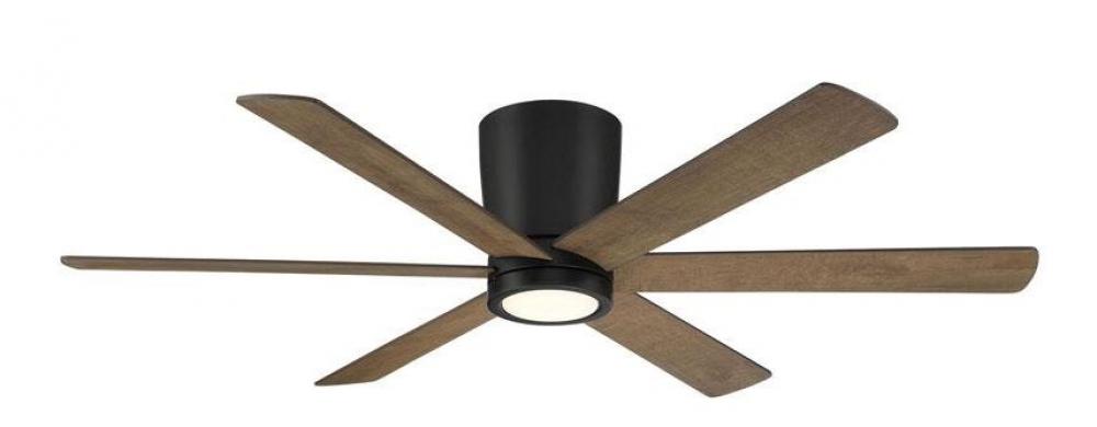 Coldwater 52 Inch Indoor/Outdoor Smart Flush Mount Ceiling Fan