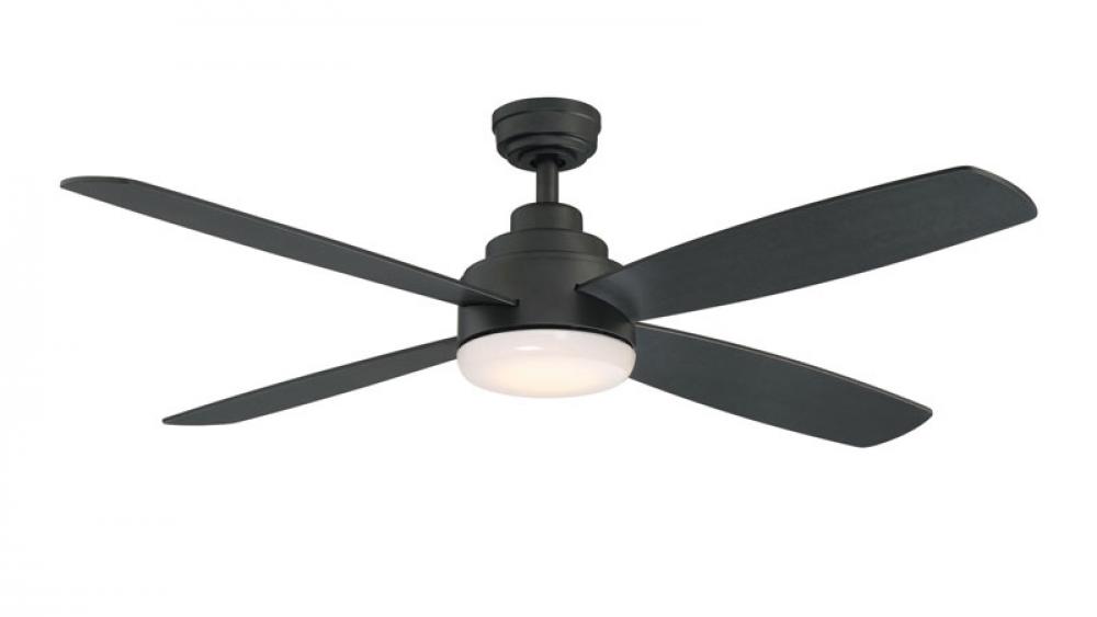 Aeris matte black LED ceiling fan