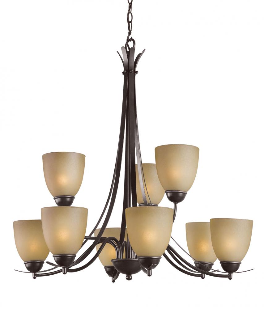 Bronze Up Chandelier