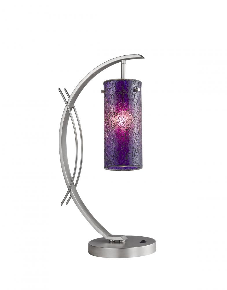 Woodbridge Lighting 13482STN-M10PUR Eclipse Table Lamp