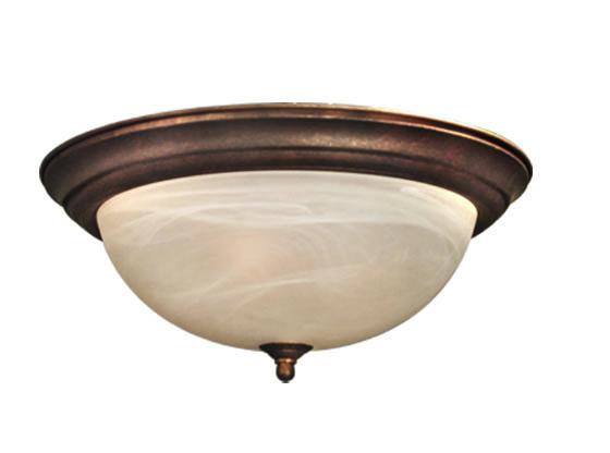 Bronze Bowl Flush Mount