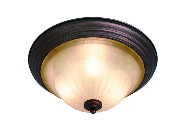 Bronze Bowl Flush Mount