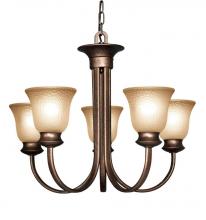 Woodbridge 12024-MBZ - Bronze Up Chandelier