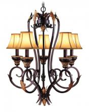 Woodbridge 12070-BOR - Bronze Up Chandelier