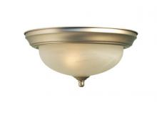 Woodbridge 31011-STN - Chrome Bowl Flush Mount