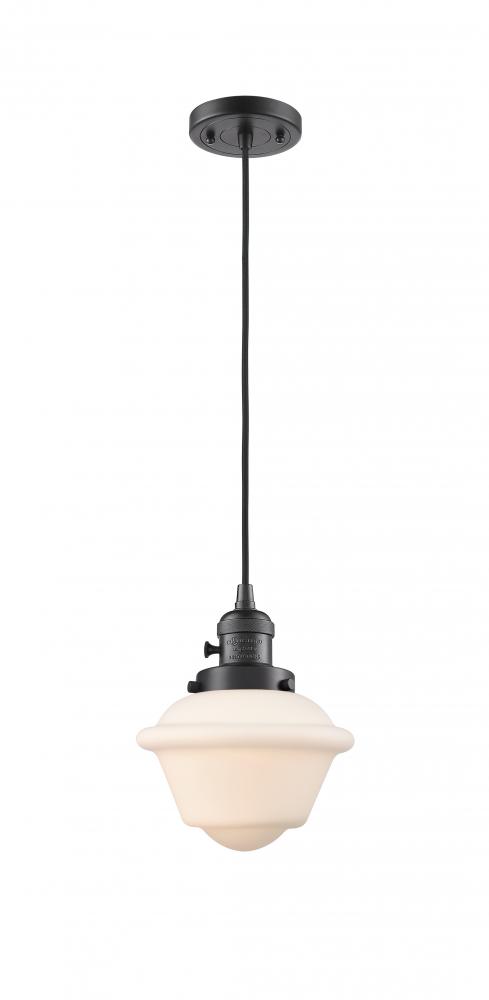 Oxford - 1 Light - 7 inch - Oil Rubbed Bronze - Cord hung - Mini Pendant