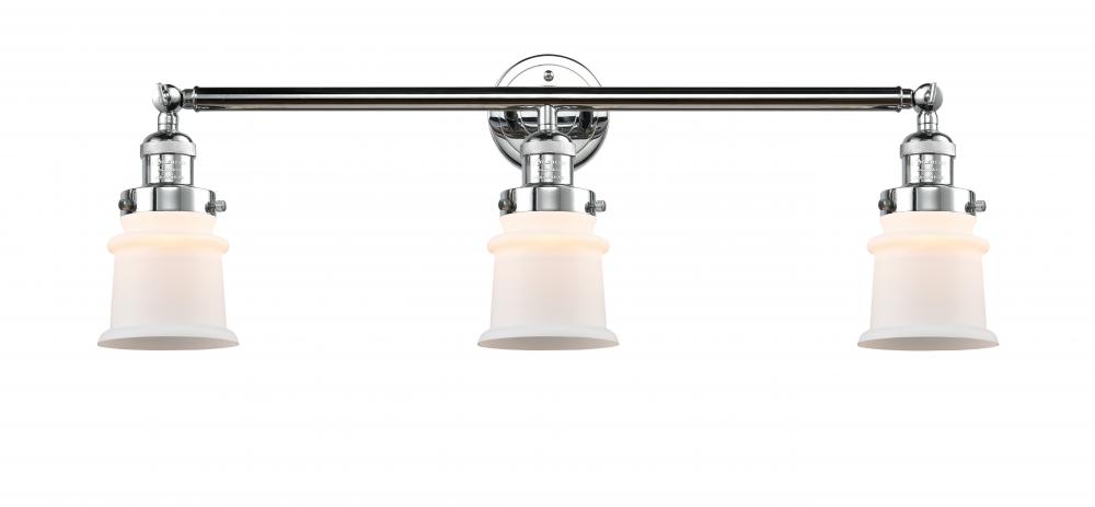 Small Canton 3 Light Bath Vanity Light