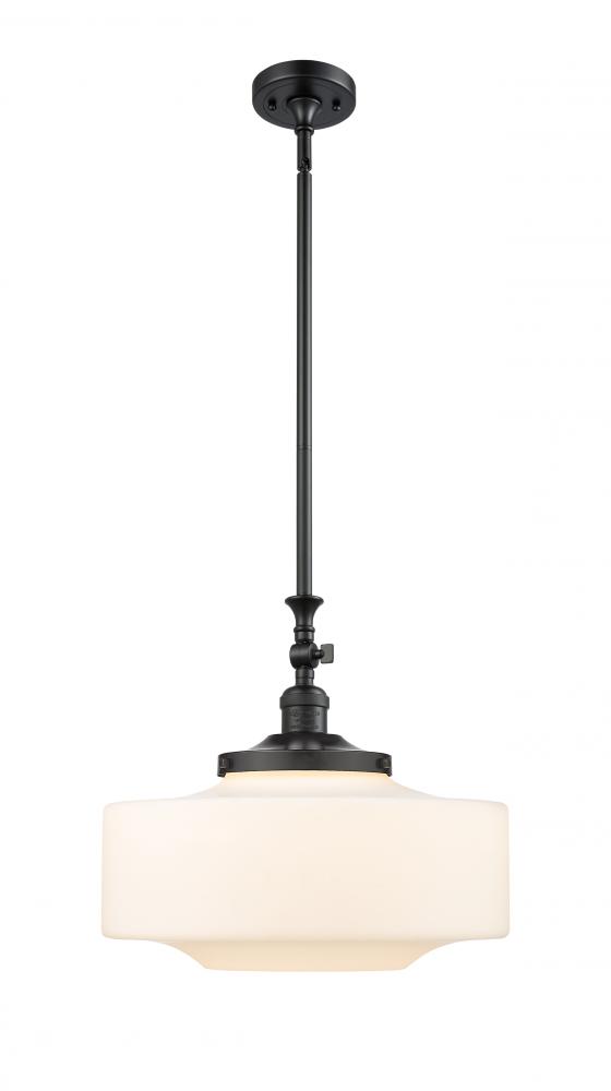 Bridgeton - 1 Light - 16 inch - Matte Black - Stem Hung - Mini Pendant