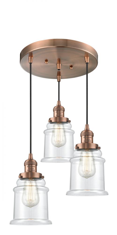 Canton 3 Light Multi-Pendant