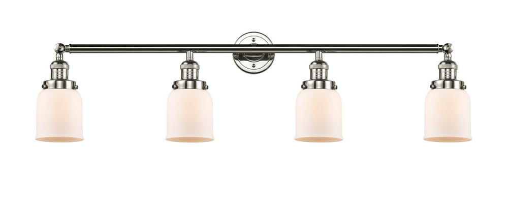 Bell - 4 Light - 42 inch - Polished Nickel - Bath Vanity Light