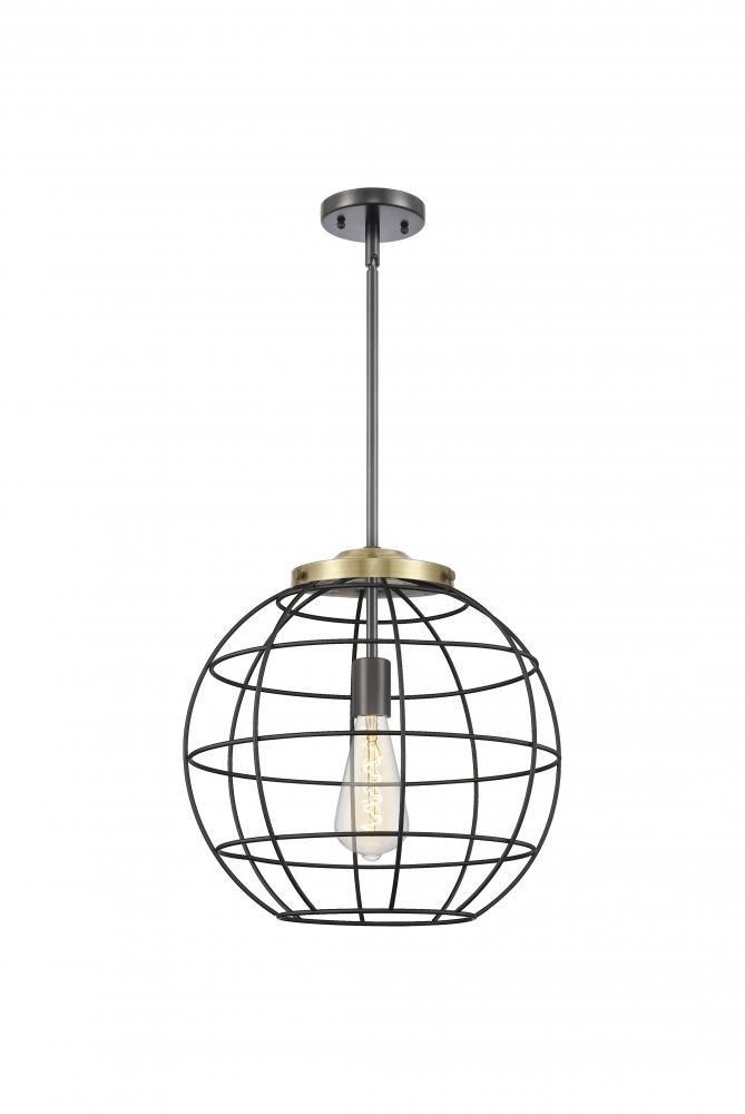 Lake Placid - 1 Light - 16 inch - Black Antique Brass - Pendant