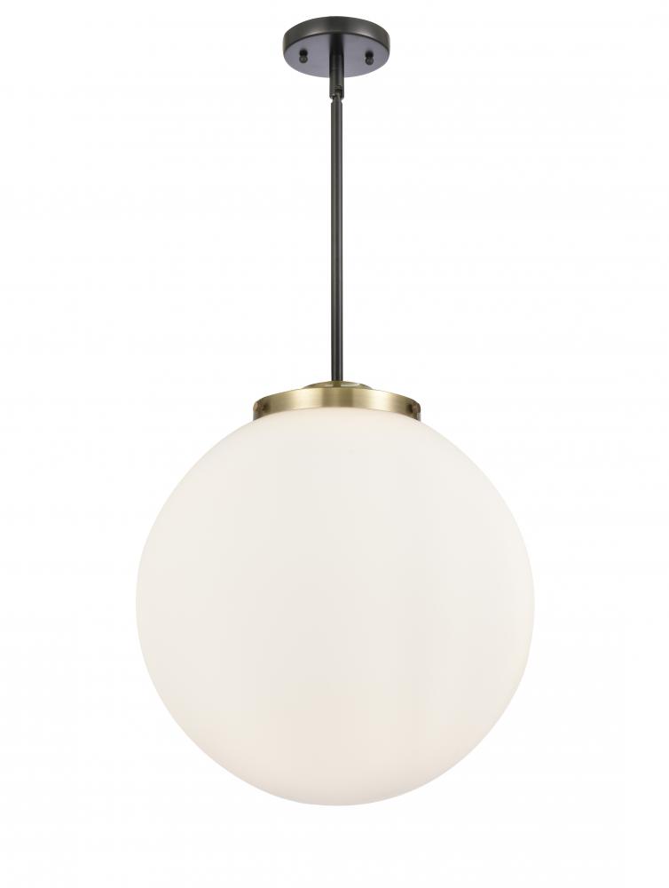 Beacon - 3 Light - 16 inch - Black Antique Brass - Cord hung - Pendant