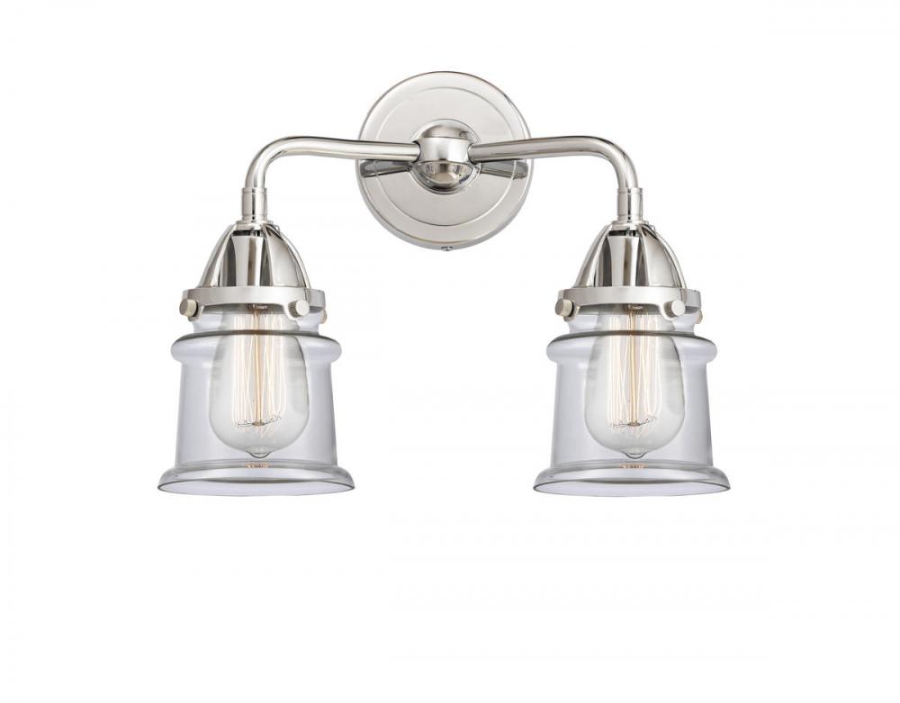 Canton - 2 Light - 13 inch - Polished Chrome - Bath Vanity Light