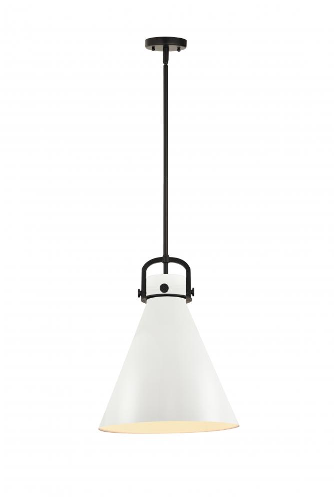 Newton Cone - 1 Light - 14 inch - Polished Nickel - Pendant