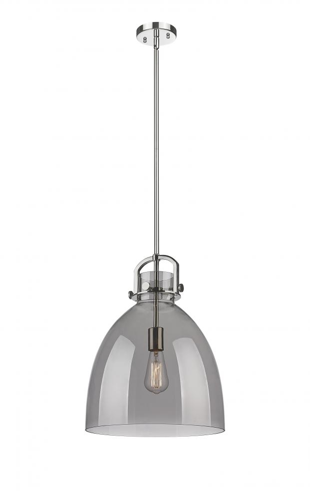 Newton Bell - 1 Light - 14 inch - Polished Nickel - Pendant