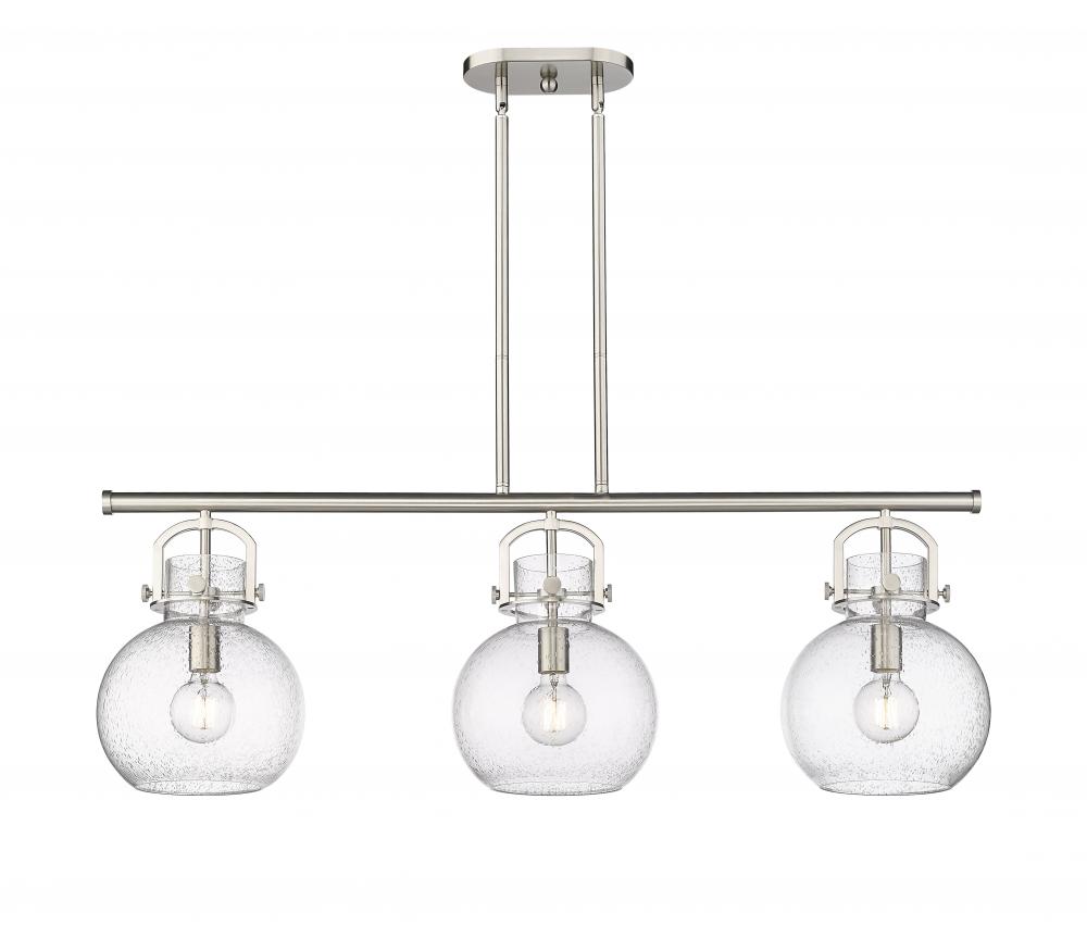 Newton Sphere - 3 Light - 42 inch - Satin Nickel - Island Light