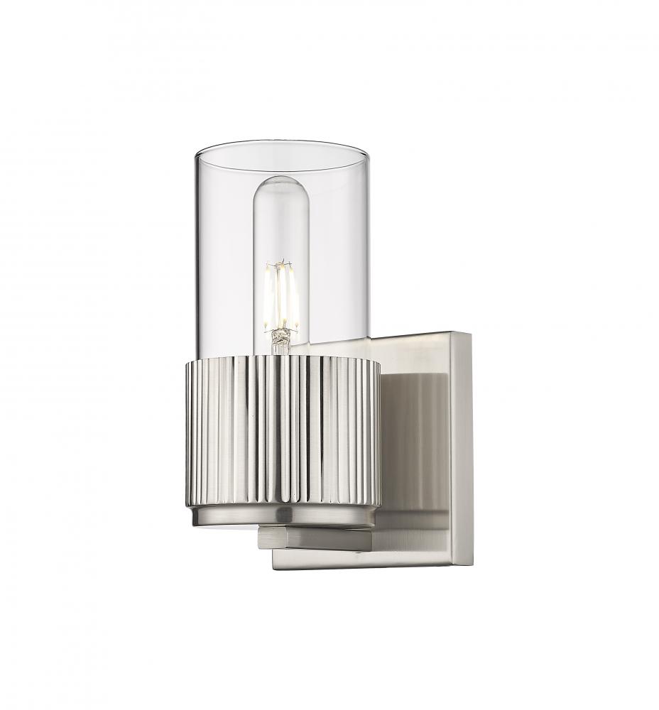 Bolivar - 1 Light - 5 inch - Satin Nickel - Sconce