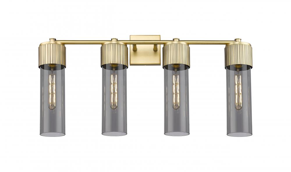 Bolivar - 4 Light - 31 inch - Brushed Brass - Bath Vanity Light