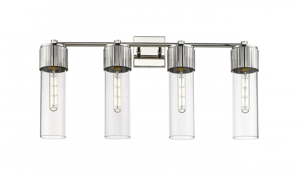 Bolivar - 4 Light - 31 inch - Polished Nickel - Bath Vanity Light