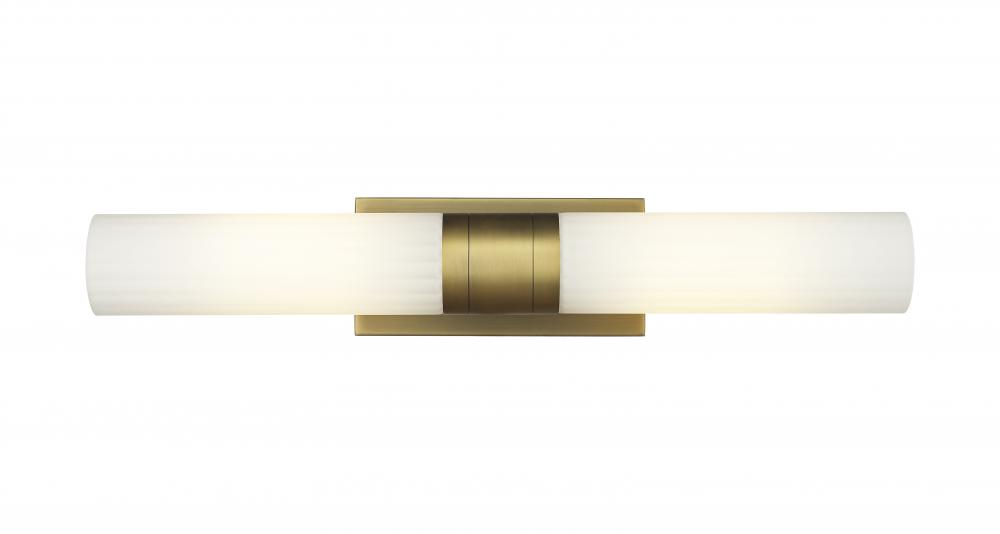 Empire - 2 Light - 5 inch - Brushed Brass - Bath Vanity Light