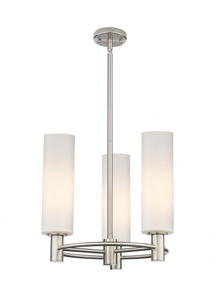 Crown Point - 3 Light - 18 inch - Satin Nickel - Pendant