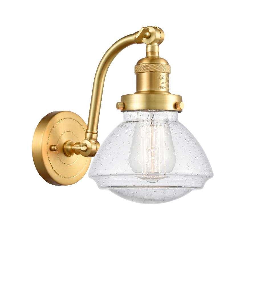 Olean - 1 Light - 7 inch - Satin Gold - Sconce