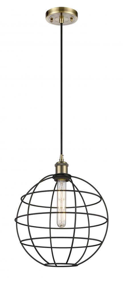 Lake Placid - 1 Light - 12 inch - Antique Brass - Mini Pendant