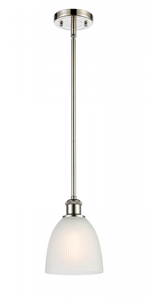 Castile - 1 Light - 6 inch - Polished Nickel - Mini Pendant