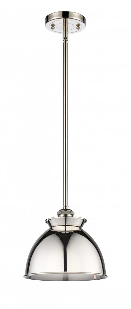 Adirondack - 1 Light - 8 inch - Polished Nickel - Mini Pendant