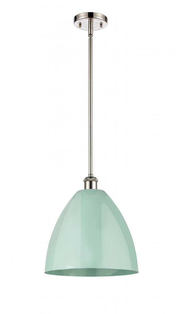 Plymouth - 1 Light - 12 inch - Polished Nickel - Pendant