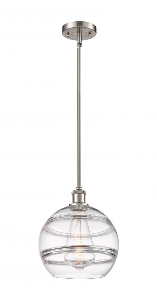 Rochester - 1 Light - 10 inch - Brushed Satin Nickel - Mini Pendant