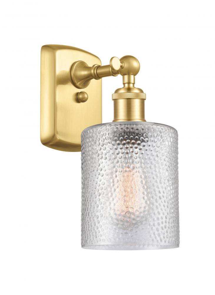 Cobbleskill - 1 Light - 5 inch - Satin Gold - Sconce