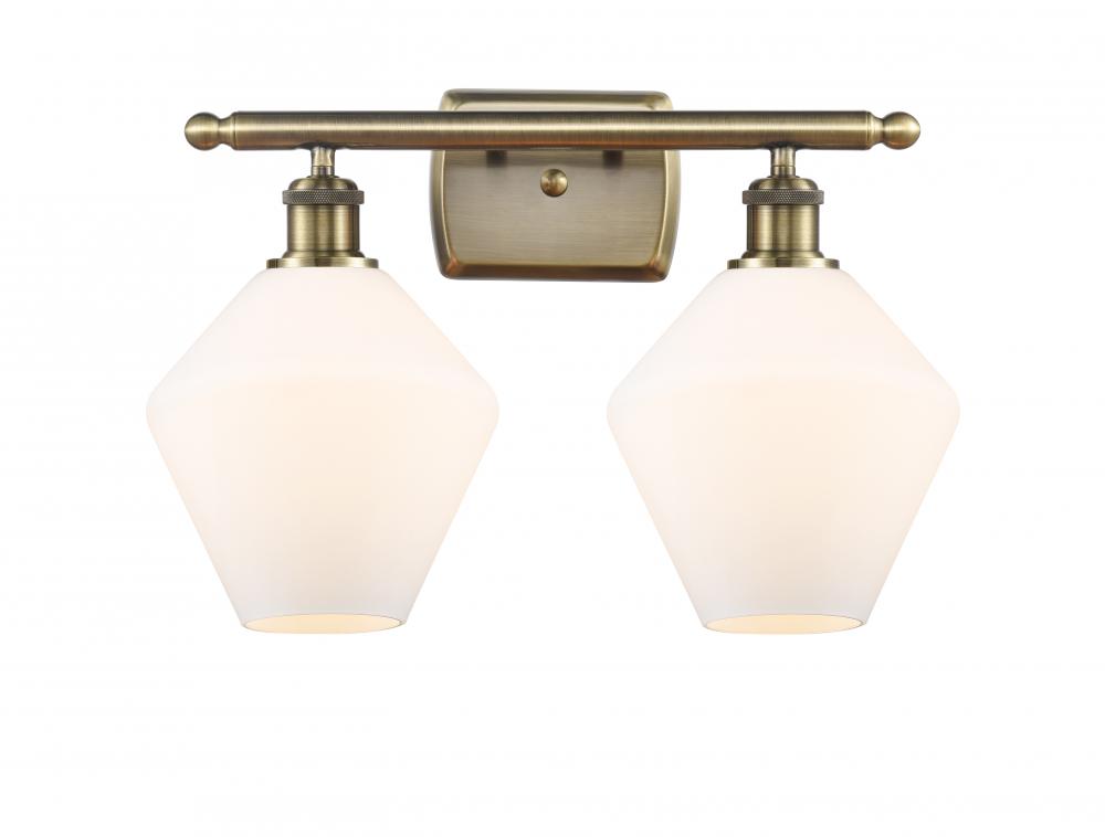 Cindyrella - 2 Light - 18 inch - Antique Brass - Bath Vanity Light