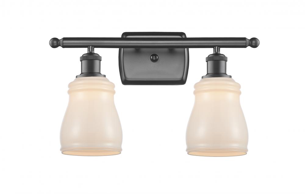 Ellery - 2 Light - 15 inch - Oil Rubbed Bronze - Bath Vanity Light