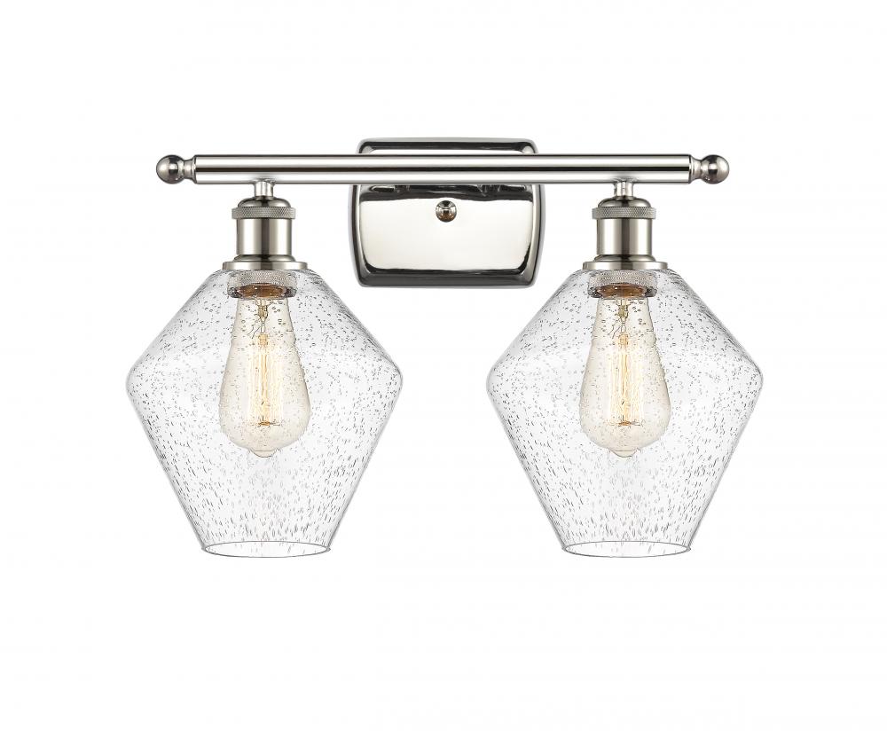 Cindyrella - 2 Light - 18 inch - Polished Nickel - Bath Vanity Light