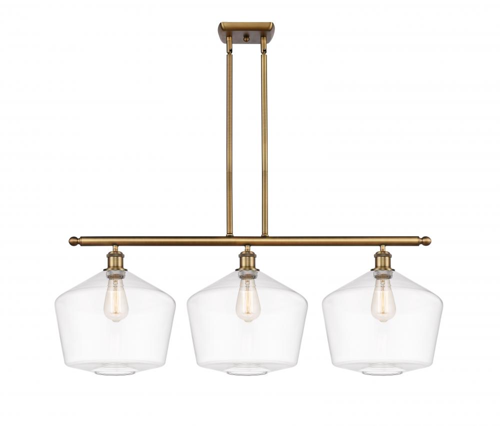 Cindyrella - 3 Light - 39 inch - Brushed Brass - Cord hung - Island Light