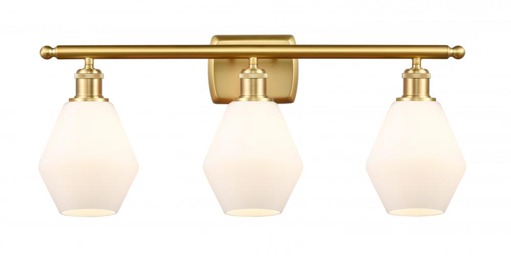 Cindyrella - 3 Light - 26 inch - Satin Gold - Bath Vanity Light