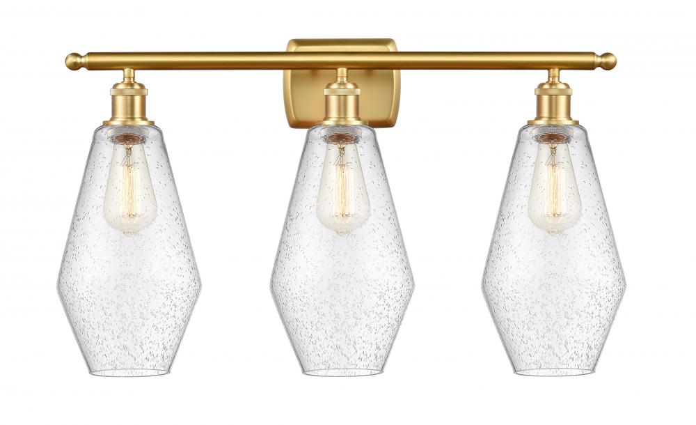 Cindyrella - 3 Light - 27 inch - Satin Gold - Bath Vanity Light