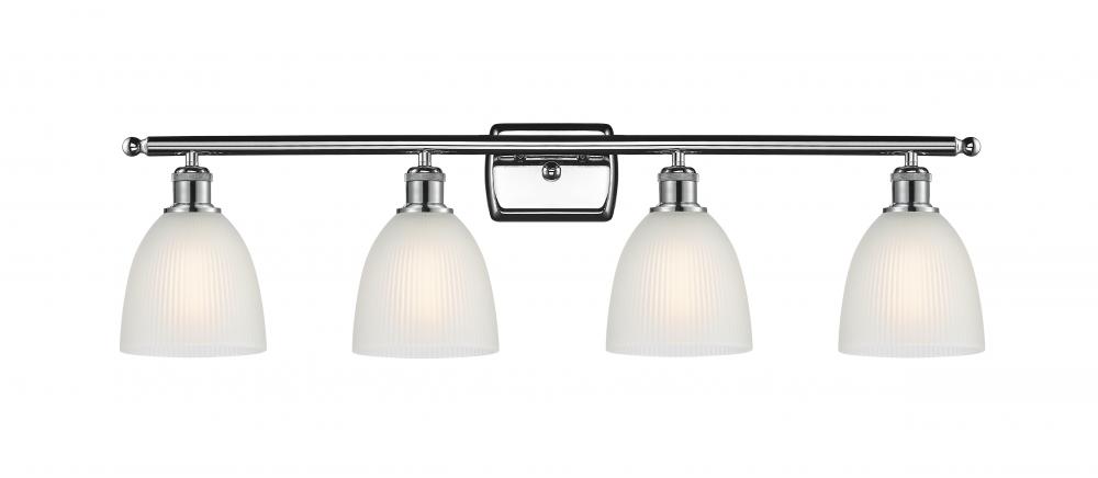 Castile - 4 Light - 36 inch - Polished Chrome - Bath Vanity Light