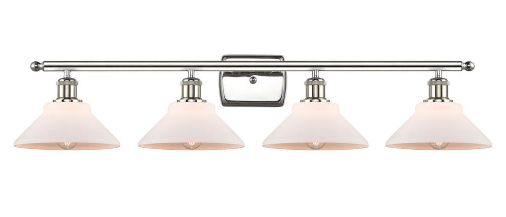 Orwell - 4 Light - 38 inch - Polished Nickel - Bath Vanity Light