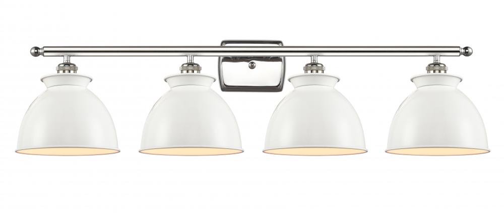 Adirondack - 4 Light - 38 inch - Polished Nickel - Bath Vanity Light