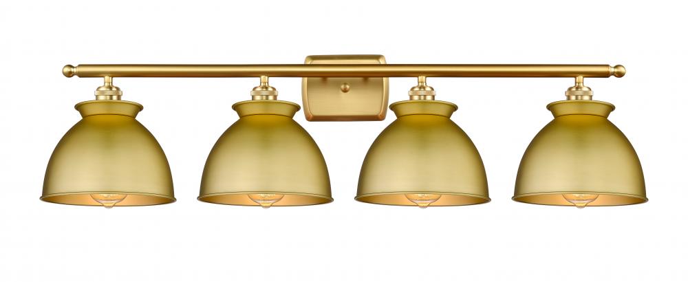 Adirondack - 4 Light - 38 inch - Satin Gold - Bath Vanity Light