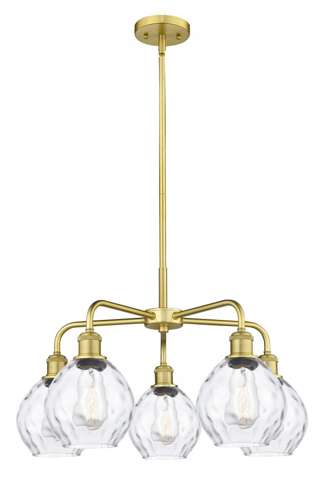 Waverly - 5 Light - 24 inch - Satin Gold - Chandelier