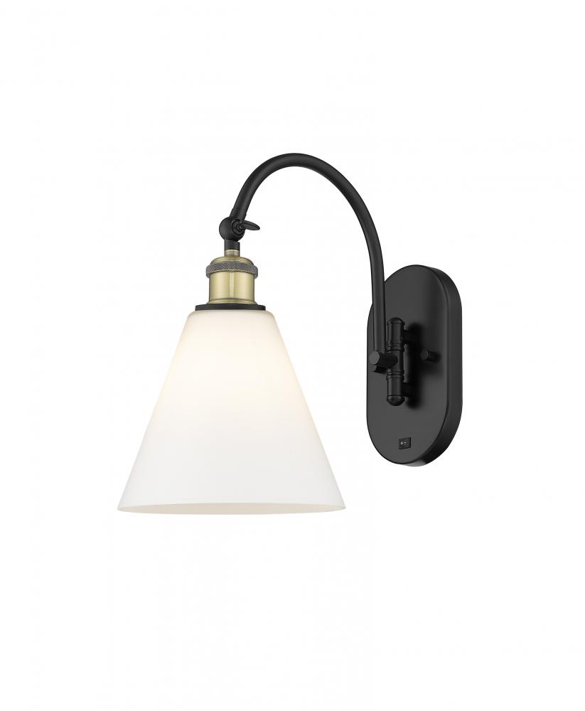 Berkshire - 1 Light - 8 inch - Black Antique Brass - Sconce