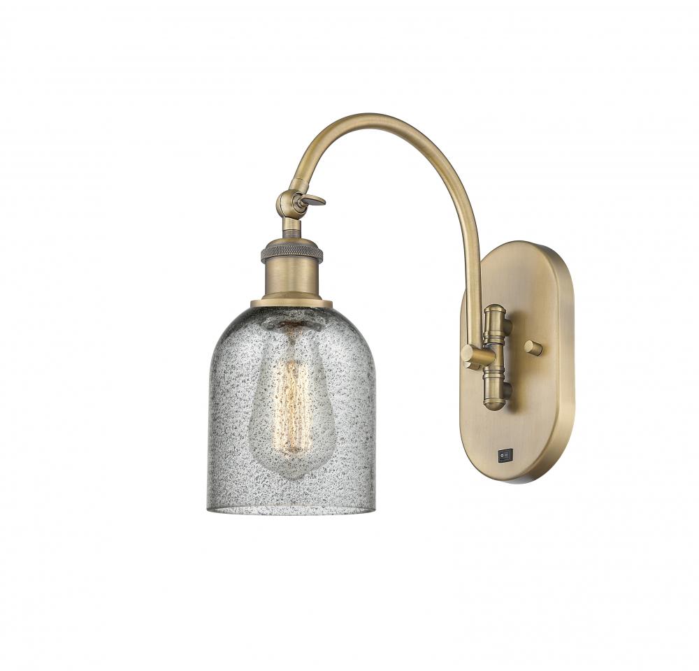 Caledonia - 1 Light - 5 inch - Brushed Brass - Sconce