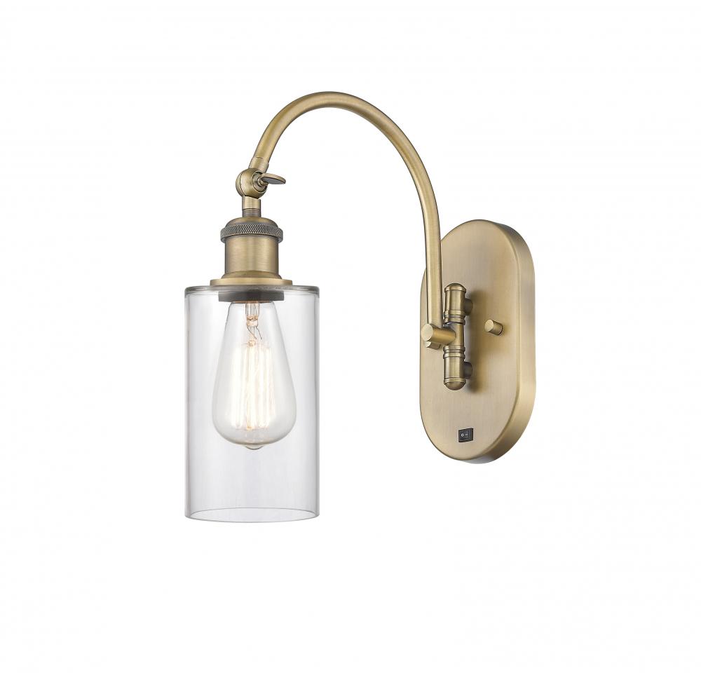 Clymer - 1 Light - 4 inch - Brushed Brass - Sconce