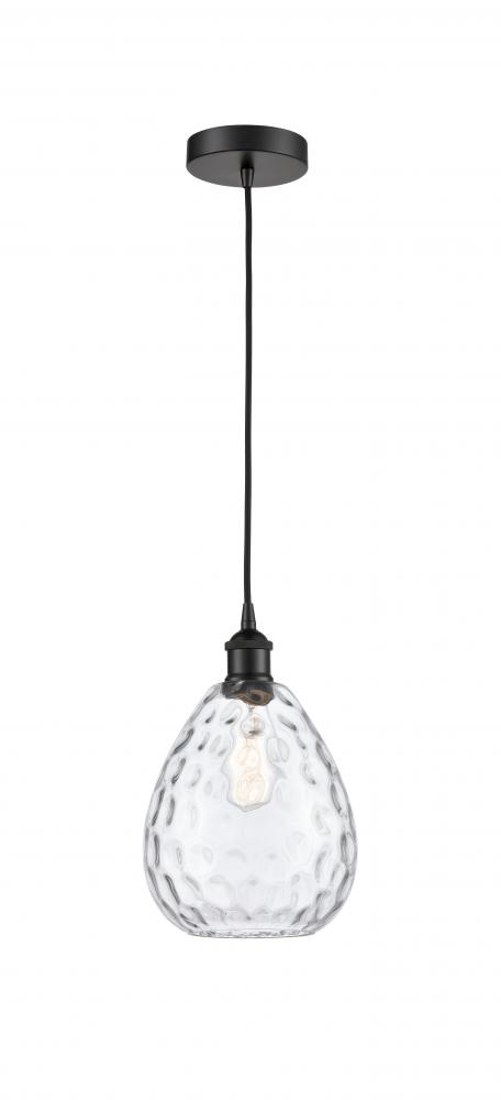 Waverly - 1 Light - 8 inch - Matte Black - Cord hung - Mini Pendant