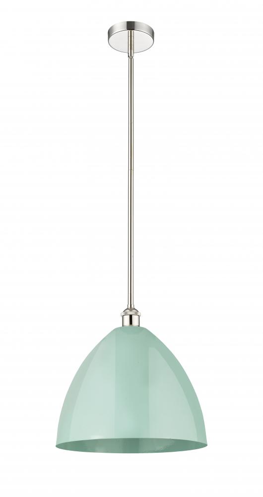 Plymouth - 1 Light - 16 inch - Polished Nickel - Cord hung - Mini Pendant