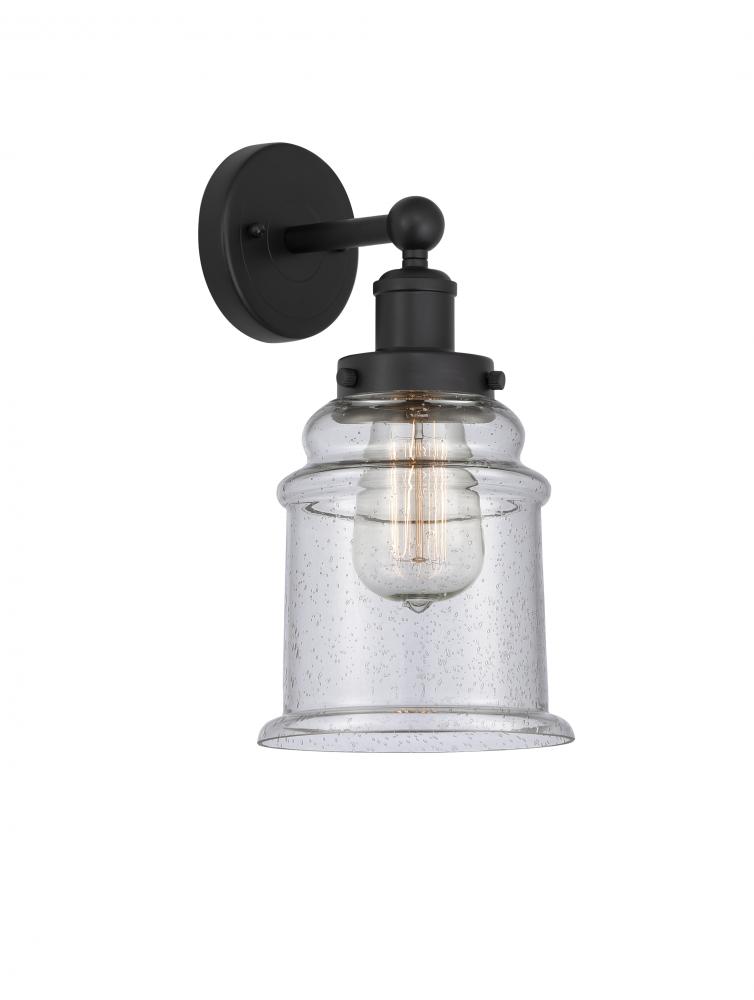 Canton - 1 Light - 6 inch - Matte Black - Sconce